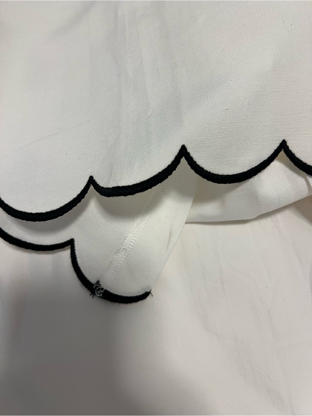 Vici White Scallop Hem Midi Skirt - Picture 14 of 14